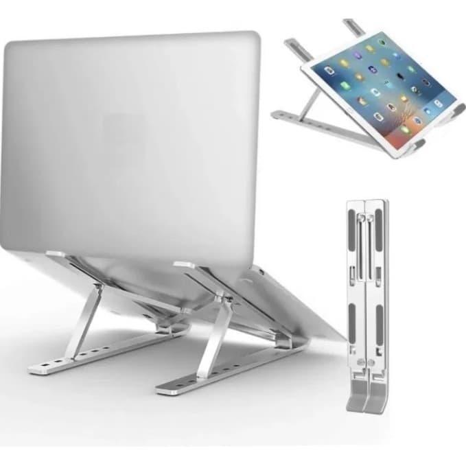 Suporte para Notebook Articulado - Ajustável, Compacto e Ergonômico - Ideal para Home Office