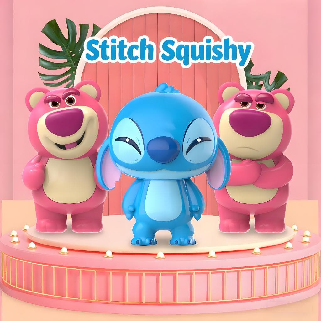 10cm Stitch Squishy Relaxante Toys Pequeno Anime De Alívio Estresse Brinquedos Anti Ansiedade