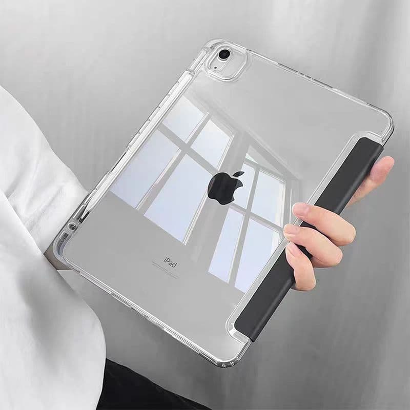 Capa TASSOS Para iPad 10.2 E 10.5 , 9a/8a/7a Geração 10.2 " HD Transparente , Slot Caneta , À Prova De Choque , Suspensã