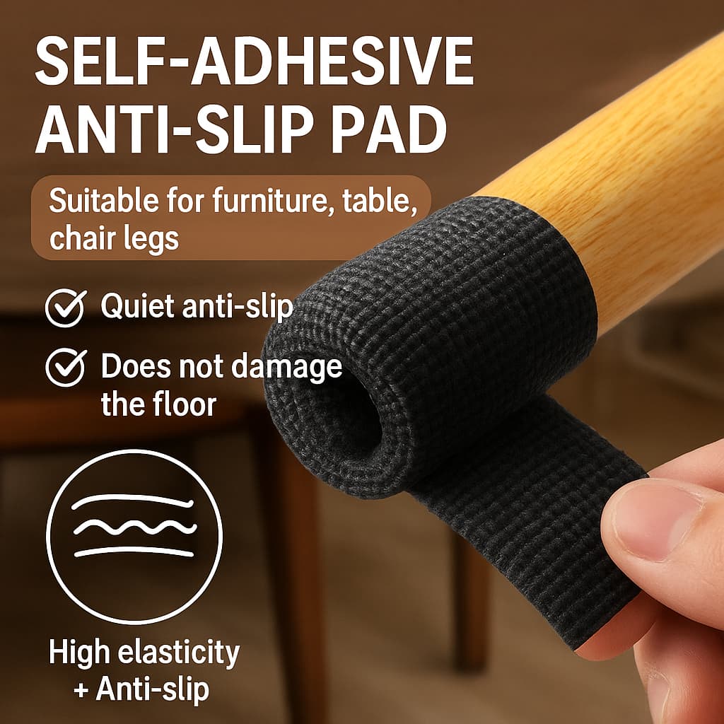 Almofadas Para Pernas De Cadeira , Design Atualizado , Protetores De Móveis De Silicone , Antiderrapantes , Redução De R
