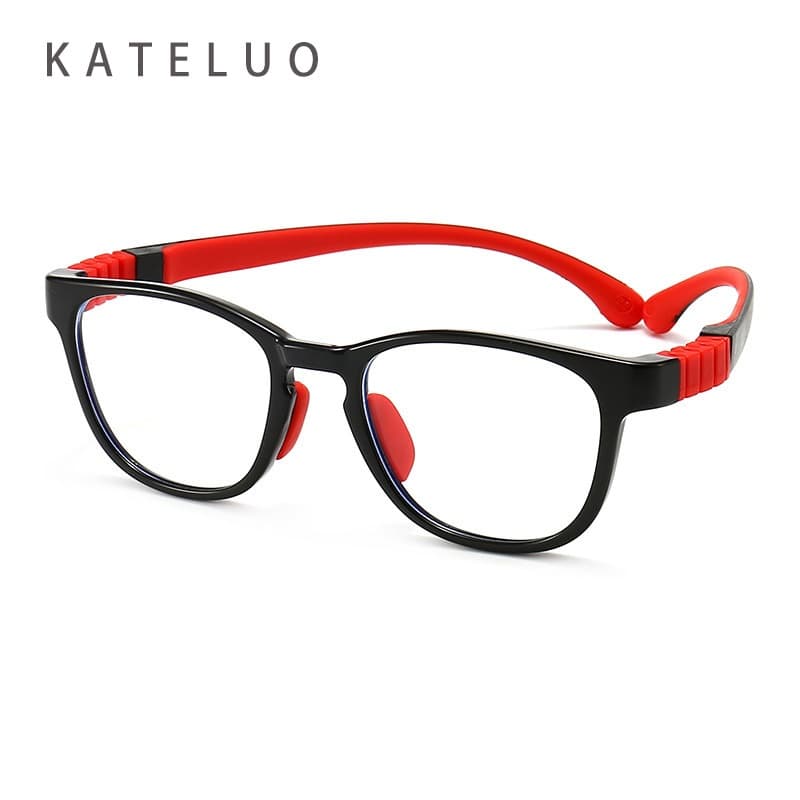 KATELUO Kids TR90 Óculos Anti-Luz Azul Computador Planos Com Bloqueio De Para Meninas E Meninos 91026