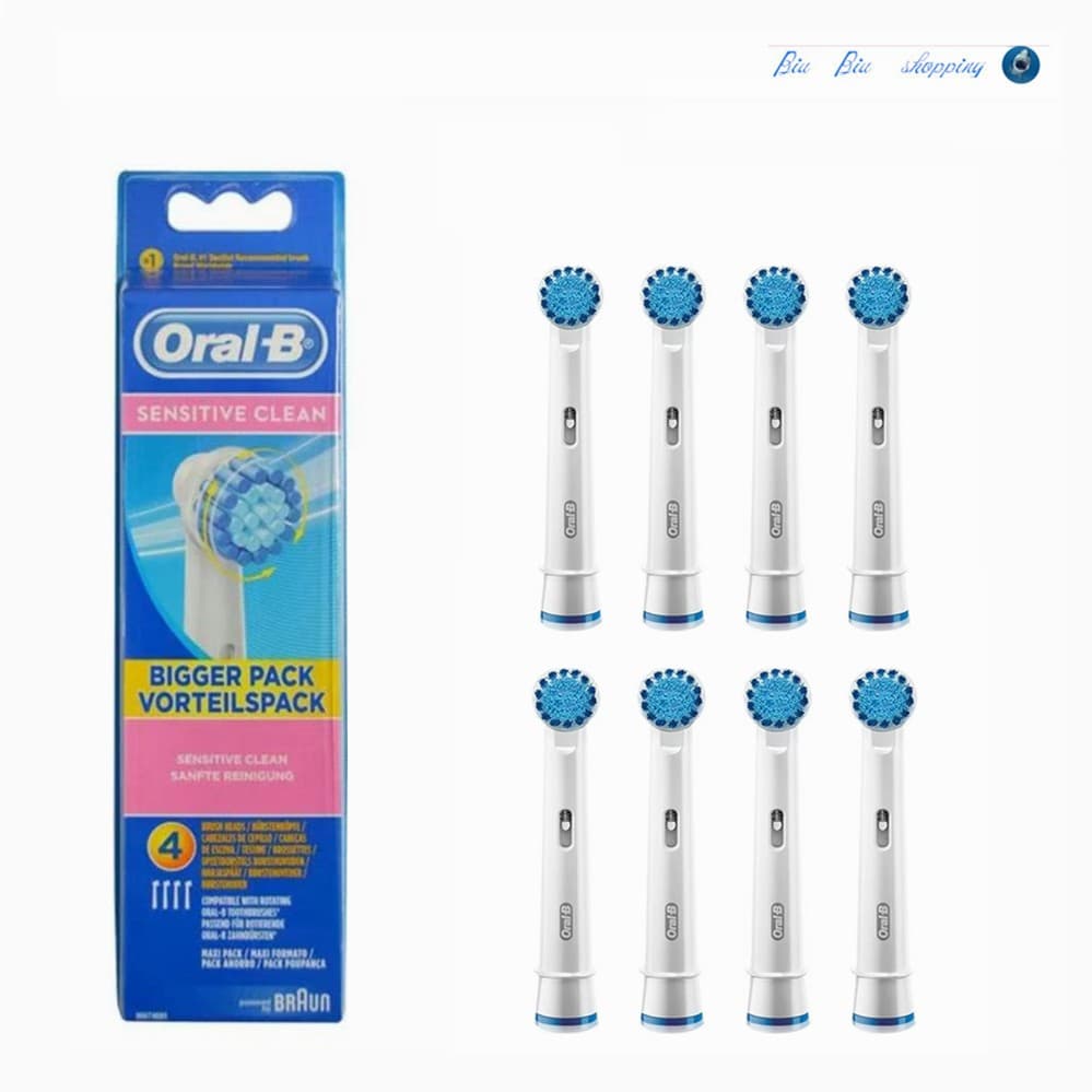 Limpeza Sensível Para Cabeça De Substituição De Enchimento De Escova De Dentes Elétrica Oral B EB17 , 4 Unidades/Caixa