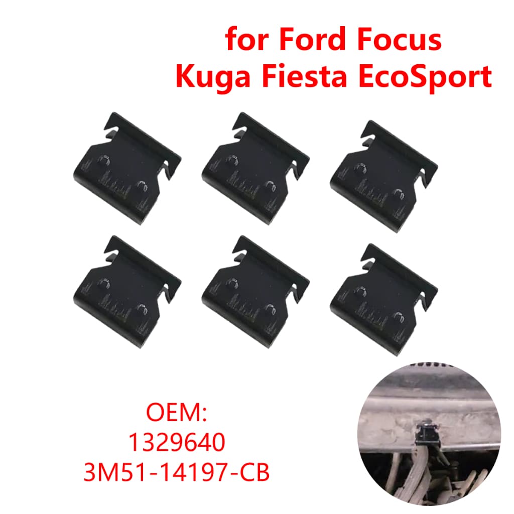 3/6 Peças 3M51-14197-CB Para Ford Focus Kuga Fiesta EcoSport Mondeo S-MAX Clipes De Acabamento Do Painel Escudo Carro