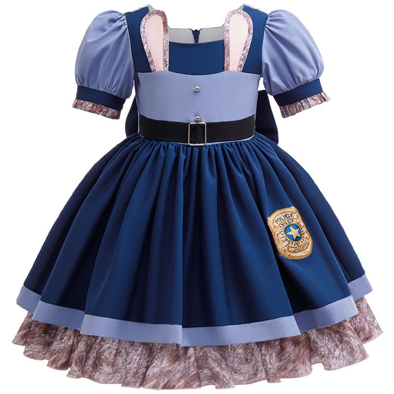Zootopia 2 Judy Cosplay Traje Coelho Oficial Dos Desenhos Animados Meninas Vestido De Natal Festa De Aniversário