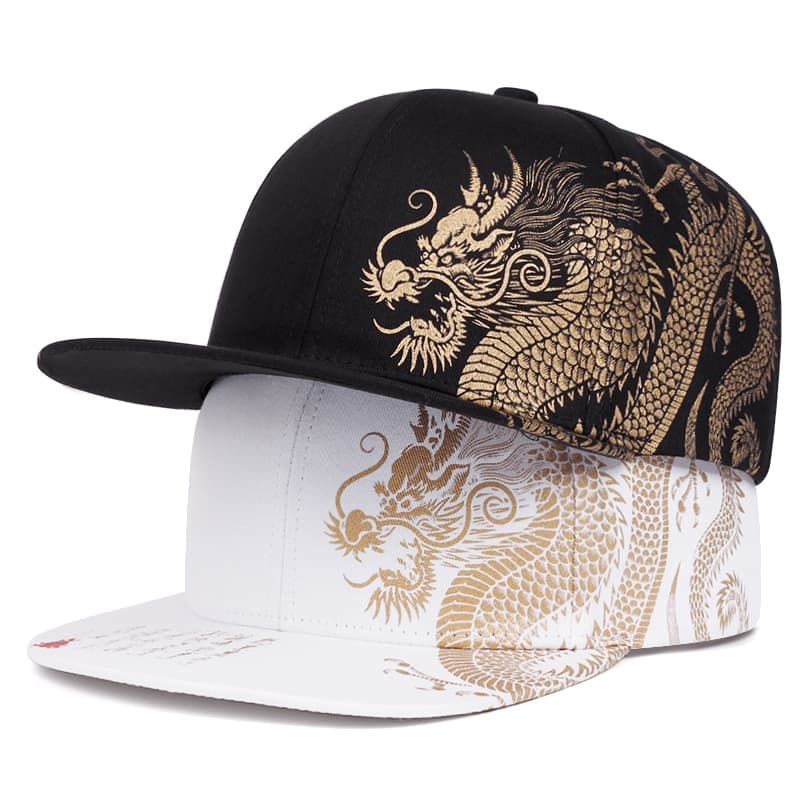 Boné snapback Para Homens E Mulheres , De Beisebol Chinês Loong vintage De Hip hop