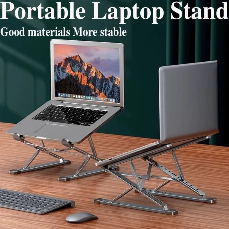N8 Suporte Para Laptop De Alumínio Macbook Ajustável Portátil Mais Stabe De Resfriamento Dobrável Notebook