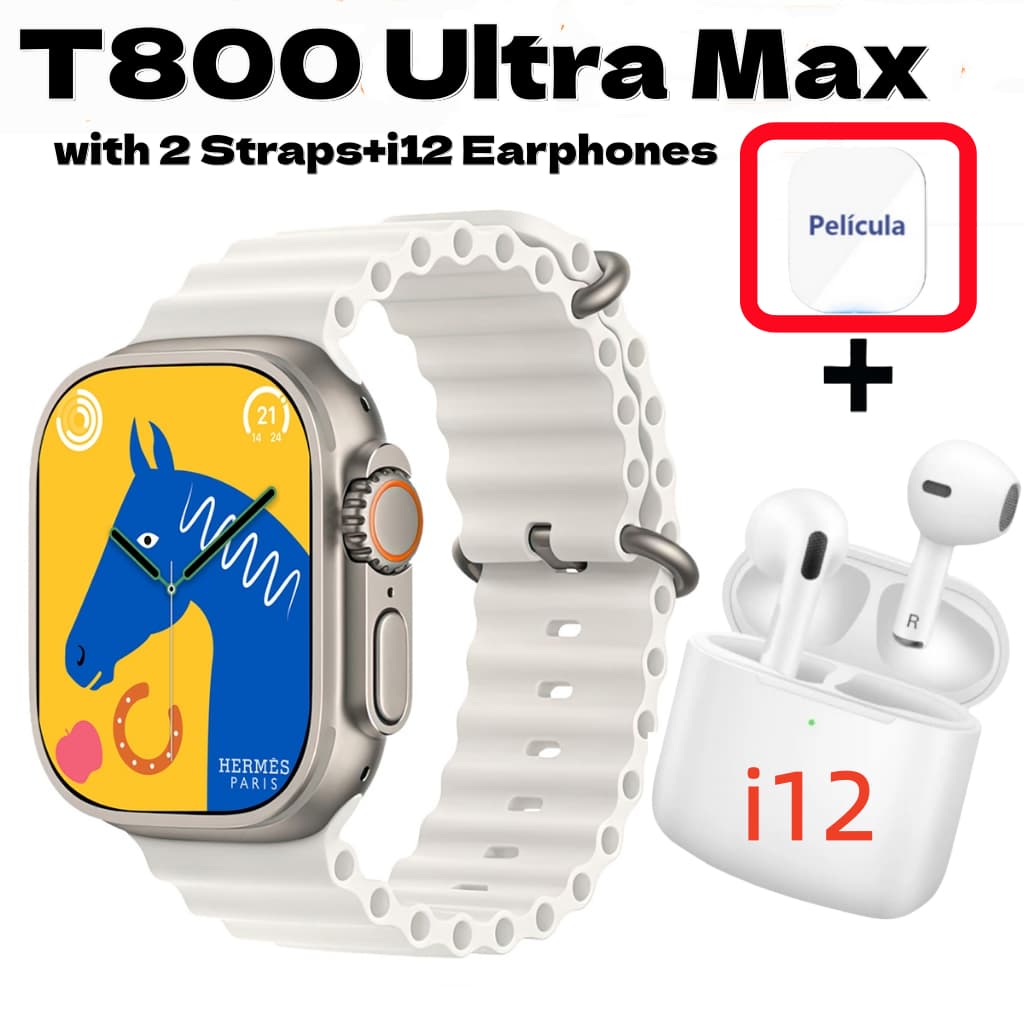 2026 T800 Ultra 3 MAX Mais Recente Smartwatch Série De Relógios Inteligentes IWO 10 2.19 Polegadas Sem Fio