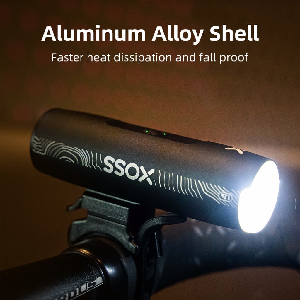 XOSS 1200 Lm Luz Da Bicicleta XL1200 Farol À Prova Dwaterproof Água Tipo-C Recarregável Lâmpada Dianteira Lanterna Ultra