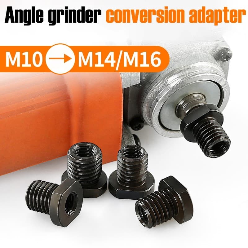 1Pc M10 Adaptador Ângulo Moedor Fêmea Para M14/M16 Rosca Porca Mandril Conector Parafuso Biela