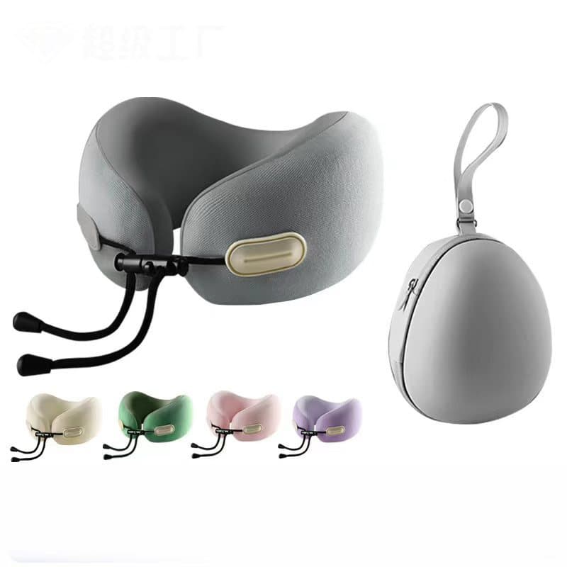 Travesseiro em forma de u para viagem, portátil, pescoço, avião, dormir, pescoço, carro, cabeça Cervical, pescoço, trave