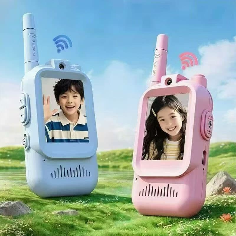 2026 original Premiun Interfone De Vídeo Infantil walkie-talkie Para Meninos E Meninas Brinquedos Telefone Carregamento