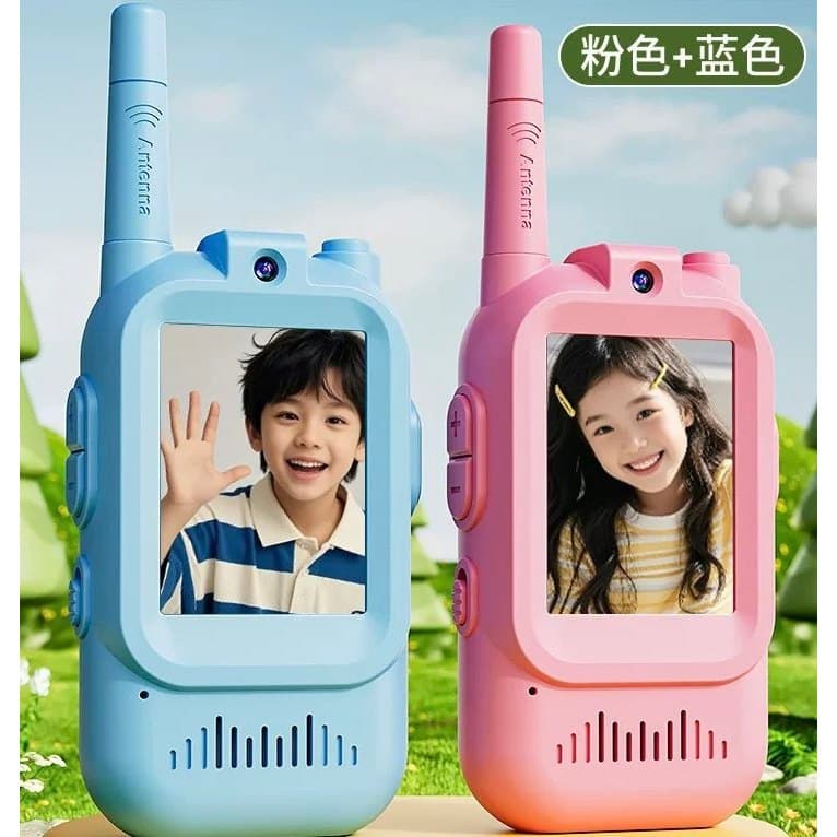Intercomunicador De Vídeo Infantil walkie-talkie Para Meninos E Meninas Brinquedos Telefone Interfone Carregamento Sem F