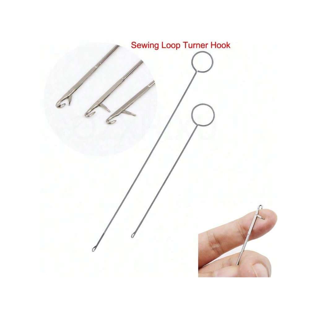 1/2 Pçs Costura Loop Turner Gancho De Aço Inoxidável , Para Tiras De Cinto De Tecido Longo Tucker Artesanal , DIY Ferram