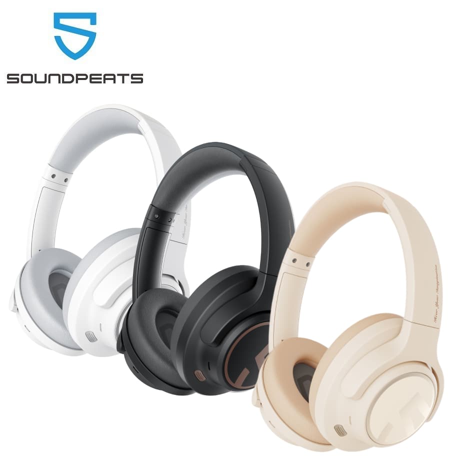 SoundPEATS Space Bluetooth 5.3 Fones De Ouvido Híbrido Com Cancelamento De Ruído Ativo Fone Intra-Auricular Sem Fio Dobr