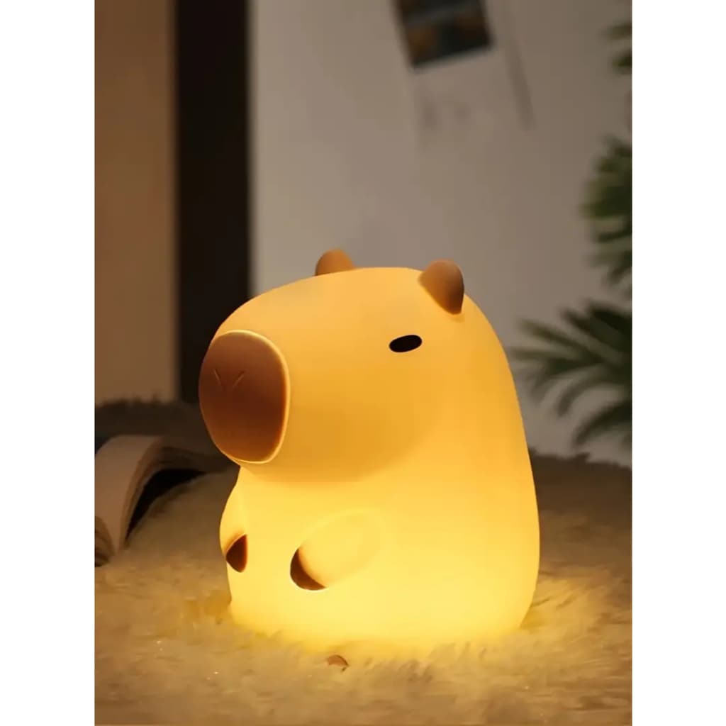 Luz noturna LED, luz fofa para dormir Kapibara Light Luz complementar infantil