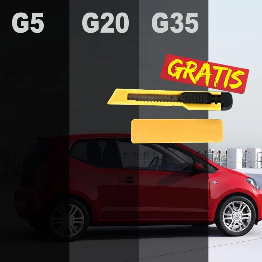 Insulfilm Película fume Automotiva e Residencial para vidros Janela, Portas, blindex G5