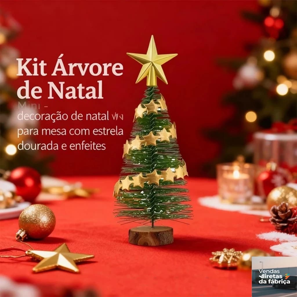 Mini Arvore Pinheiro 11/30cm Natal Nevada Lembrancinha Festa Natalina Decoração Enfeite Mesa empresa