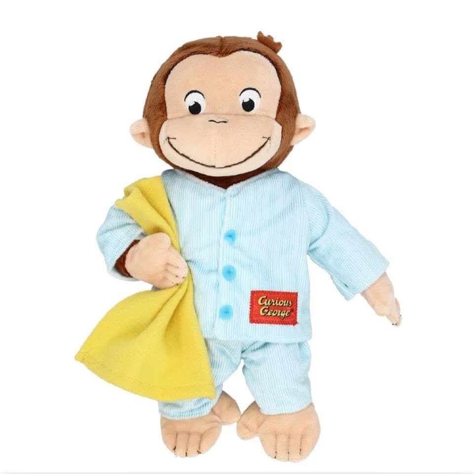 ✨Novo COD Curioso George Boneca De Pelúcia Kawaii Monkey Plushie Brinquedos Para O Bebê Conforto Travesseiro De Dormir