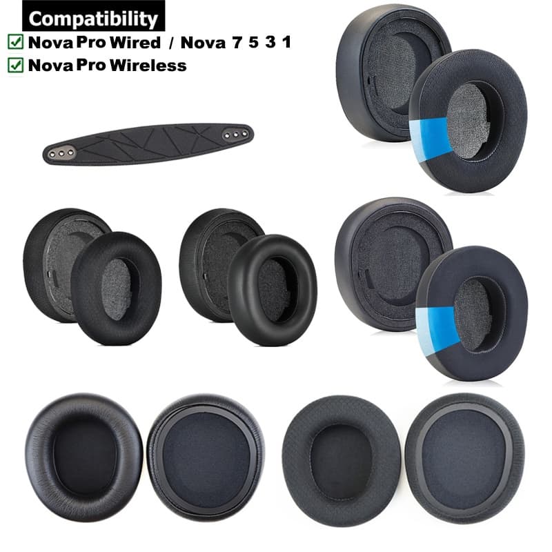 1 Par De Protetores De Ouvido Para SteelSeries Arctis Nova Pro/7 5 3 1 Almofada De Fone Orelha De Esponja
