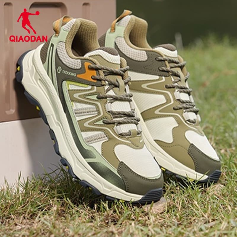Qiaodan Masculino Tênis De Caminhada Ao Ar Livre Respirável Antiderrapante Inverno Casual Esporte QXF193254907-& -