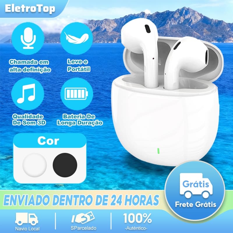 V99 Fone de Ouvido Sem Fio Bluetooth com Microfone Função de redução de ruído ENC Para Sua Academia Corrida Escritório
