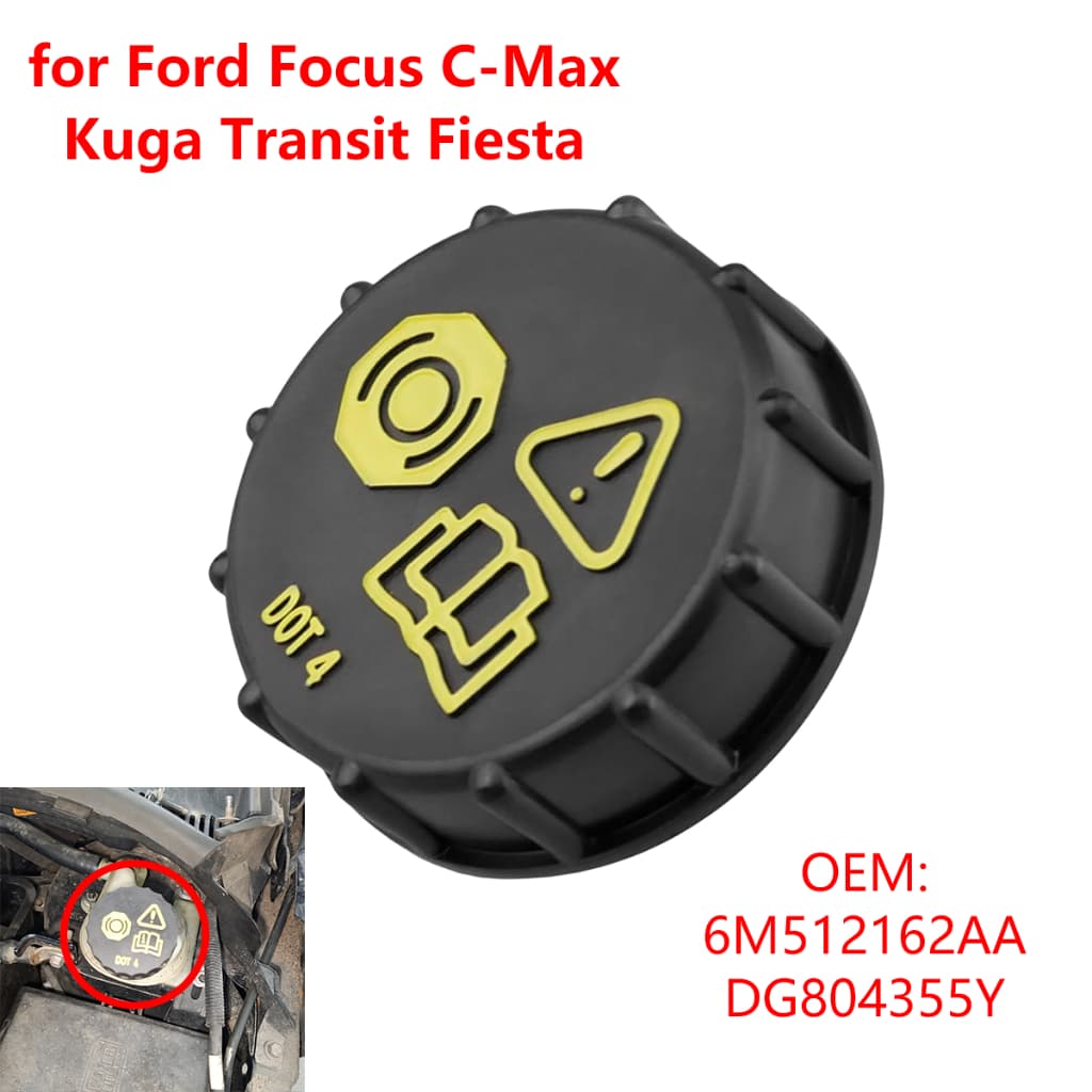 6M512162AA Para Ford Focus C-Max Kuga Transit Fiesta Tampa Do Cilindro Mestre Freio Carro Reservatório De Fluido De