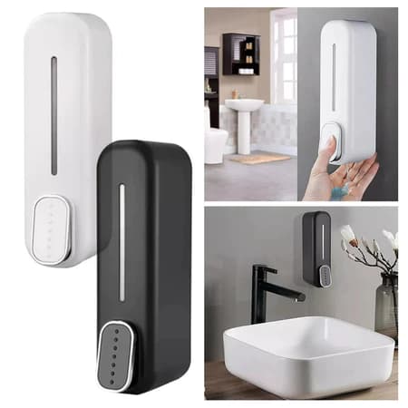 Dispensador de sabonete líquido, saboneteira de parede, suporte para dispensador de sabonete em Gel de álcool para banhe