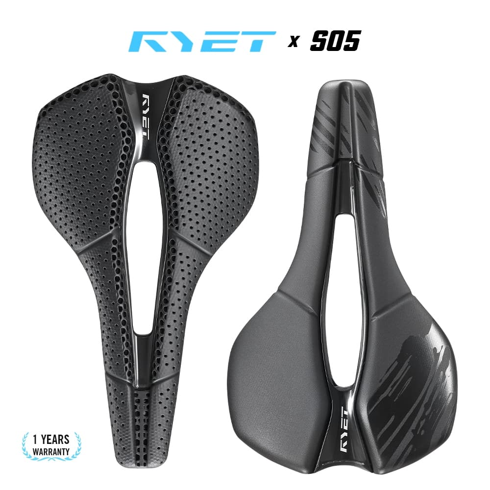 Estoque Pronto ! RYET 245x143mm Full Carbon 3D Impresso Sela Vácuo Moldado Estofamento Ultraleve Design De Corrida MTB C