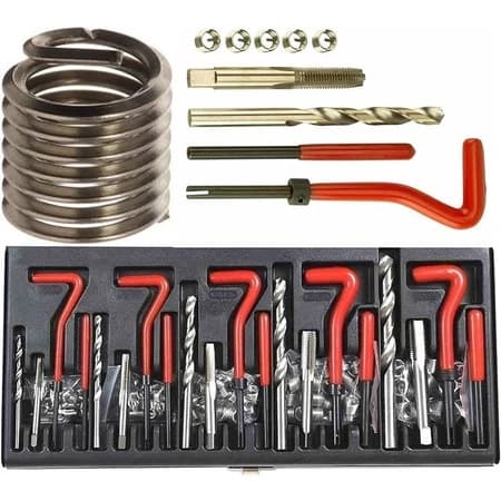 Conjunto de torneiras, incluindo 8 peças de especificações M5 a M12, para corte de rosca