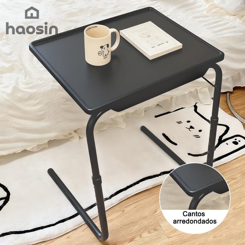 Mesa de Apoio Cor Preta – Ideal para Notebook e Home Office