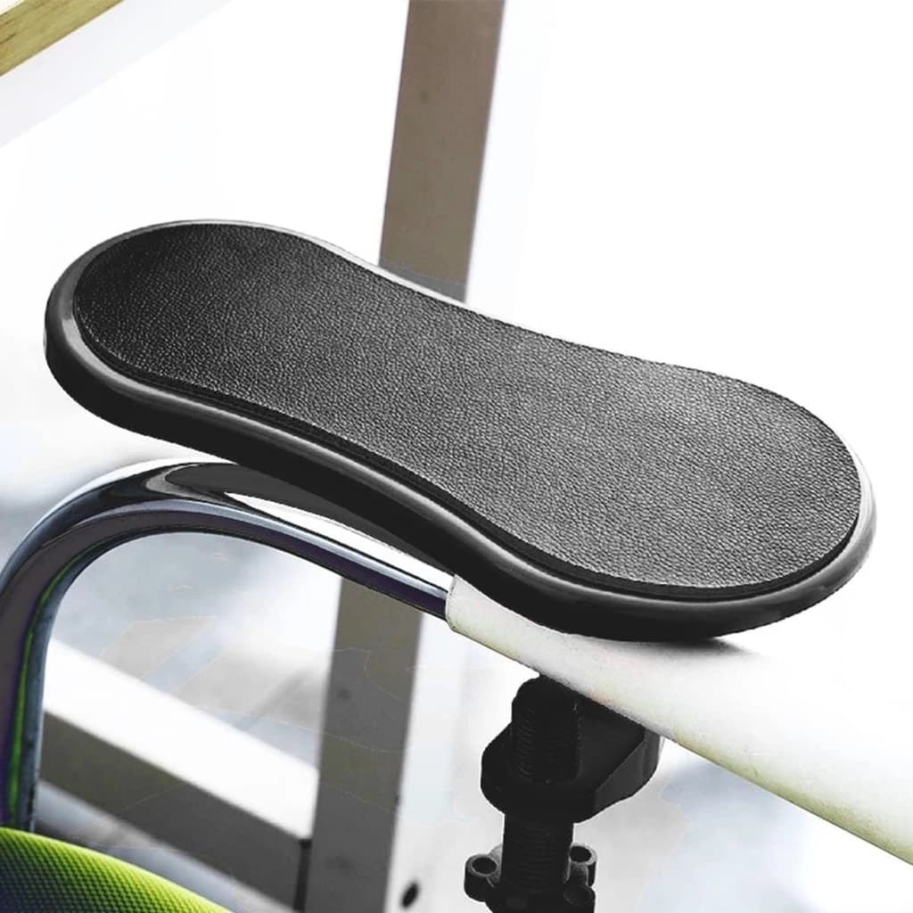 Apoio de Braço Ergonômico para Notebook e Computador – Descanso Confortável com Fixação na Mesa