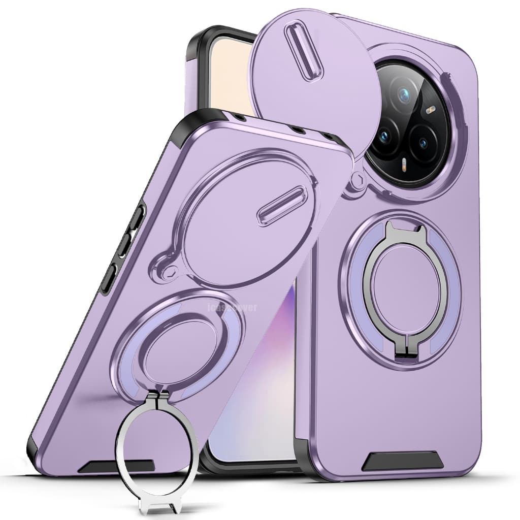 Para Realme 14 Pro Plus 5G 2025 Realme14 14Pro + 14X Caso À Prova De Choque Armadura Slide Anel Magnético Capa Suporte P