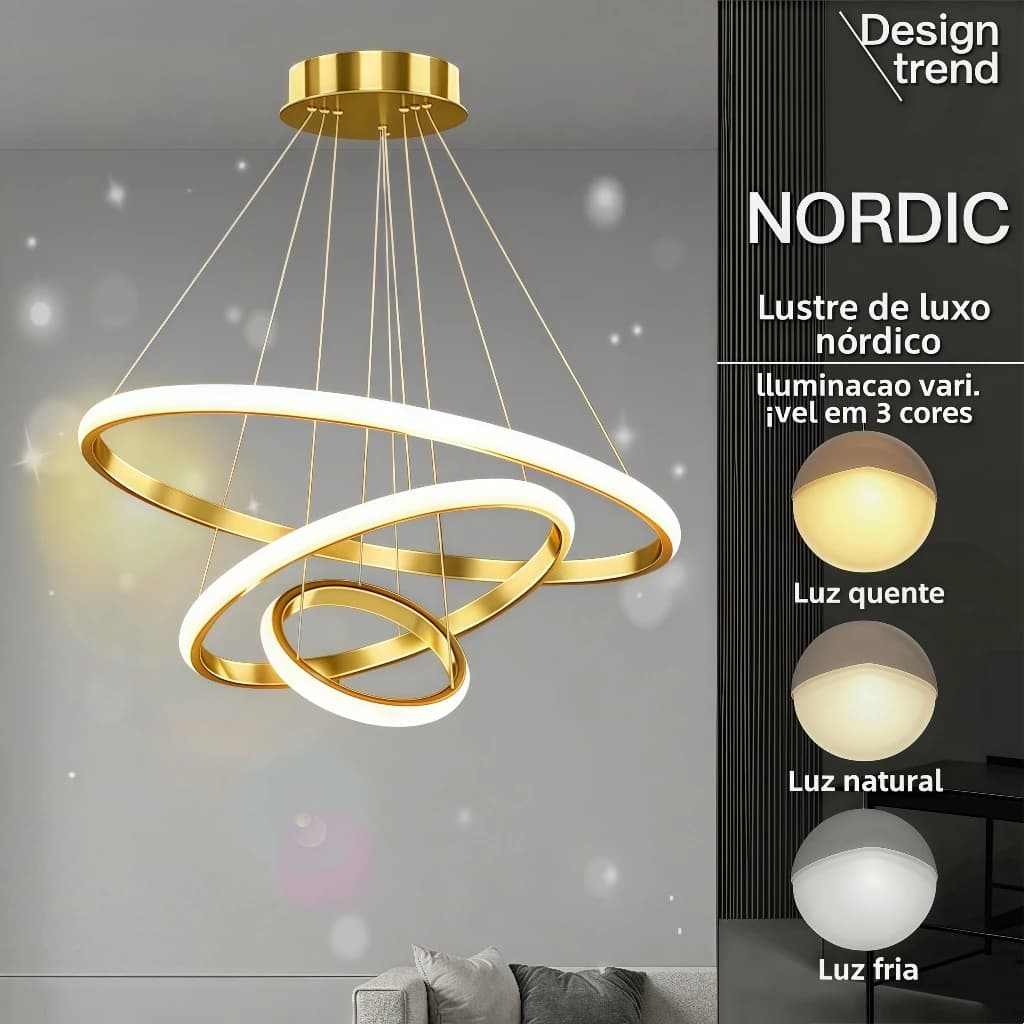 Lustre Sala De Estar Lustre Cozinha Led Lâmpada Do Teto Nordic Moderno Decoração