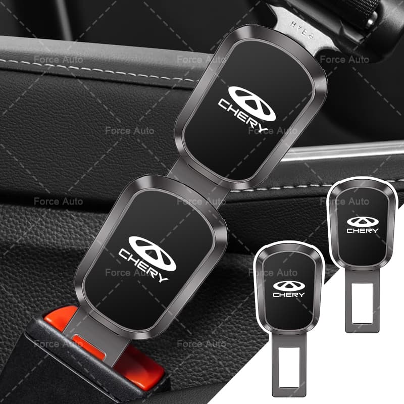 1/2 Pçs Liga Fivela De Cinto De Segurança Do Carro Extensor Trava Para Chery Tiggo 2 3 4 5 7 PRO 8 ARRIZO7 E3 E5 A3 A5