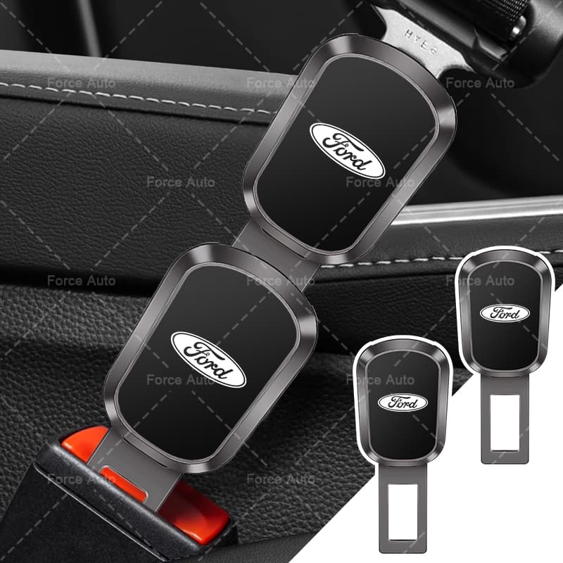 1/2 Pçs Fivela De Bloqueio Do Cinto De Segurança Carro Extensão Trapezoidal Para Ford Kuga Fiesta Focus Mondeo Mk1 Mk2 M