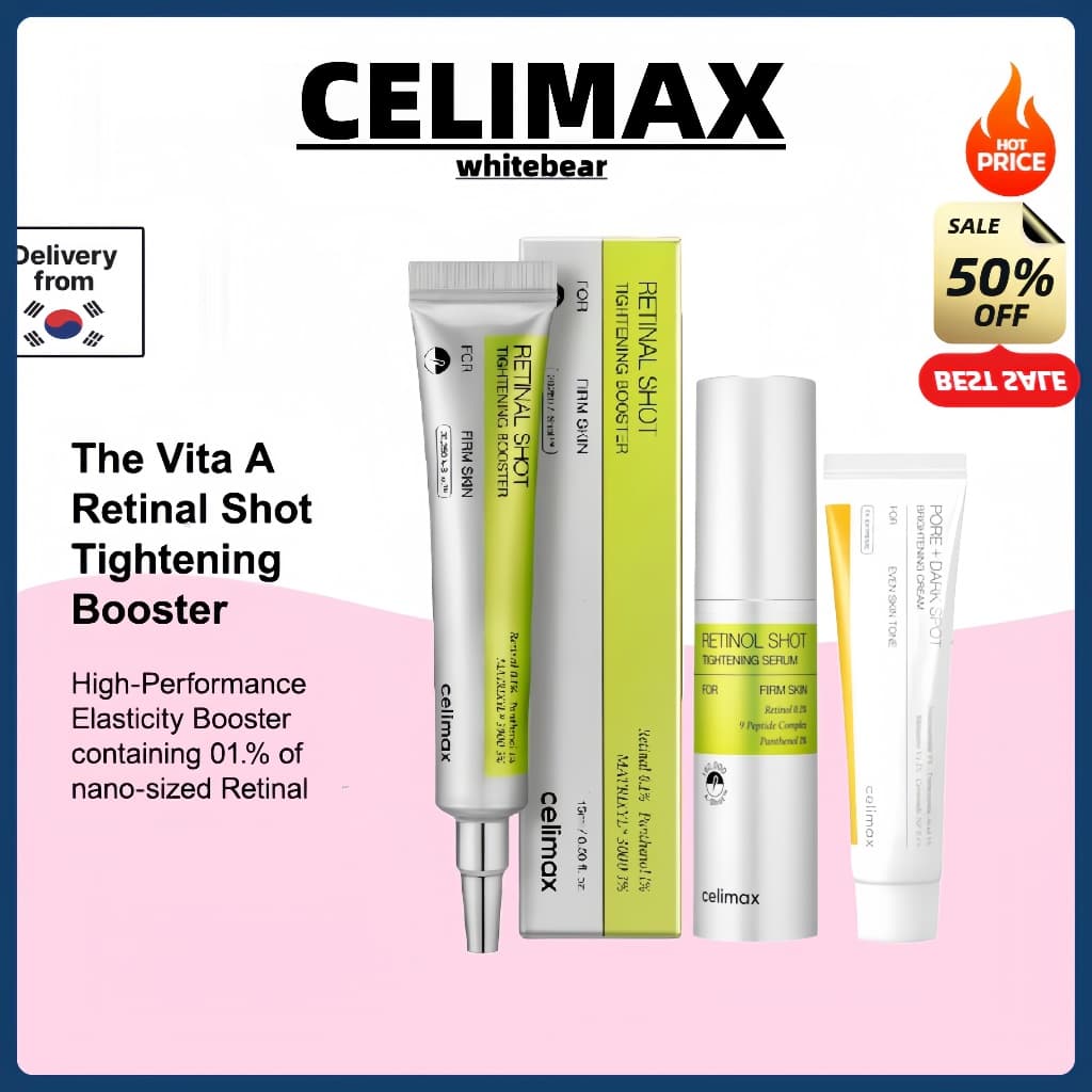 6.6celimax À Prova De Gordura Vita-A Retinal Shot 15ml Essência Facial Coreana , Adequada Para Todos Os Tipos De Pele