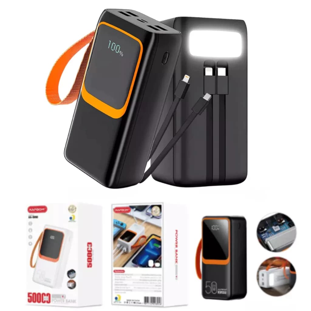 Carregador portátil Turbo Power Bank em estoque pronto 5.0000 mAh 30000 mAh 22.5 W ultrarrápido tipo C