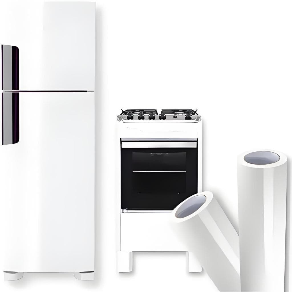 Adesivos de cozinha Resistente a Agua/Óleo/Fogo/Alta Temperatura - Usável em fogão/armário/porta Inovação com Filme hot