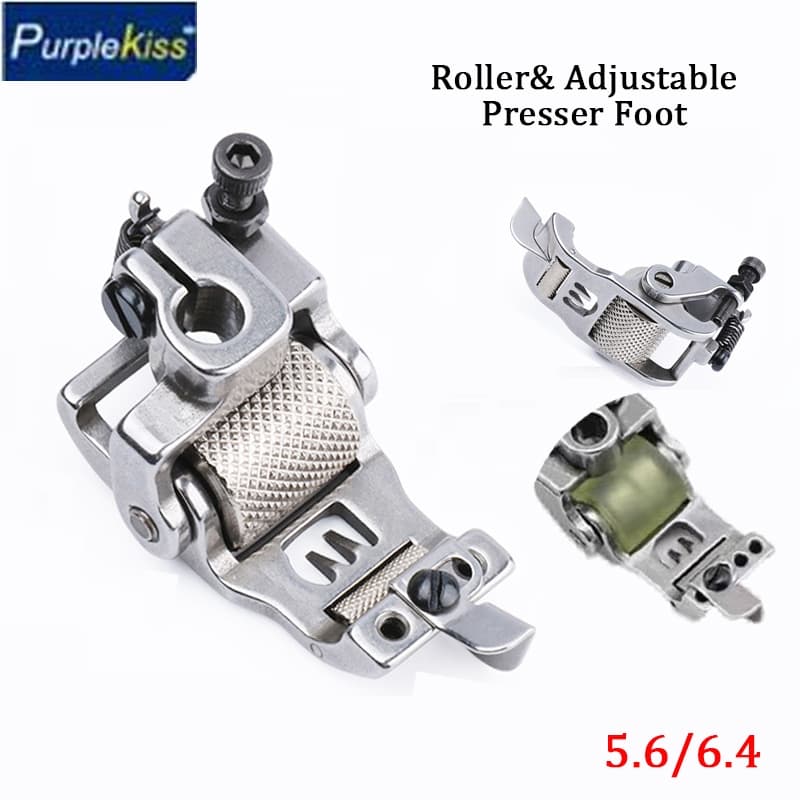 【Promoção】Calcador C/ Rolete Galoneira Industrial Com Guia Regulável