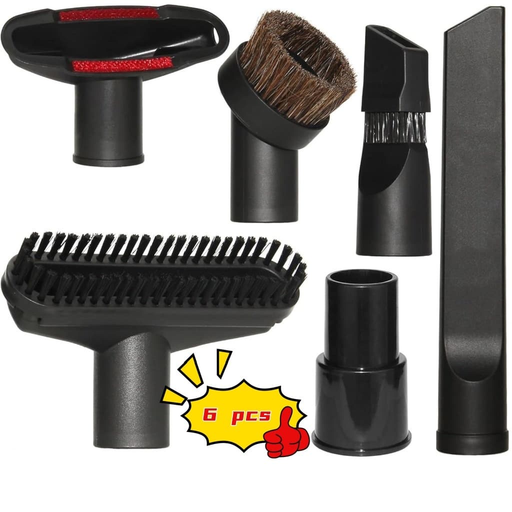 Kit de Acessórios Bicos Bocal Para Aspirador de Pó Universal- 6 Peças