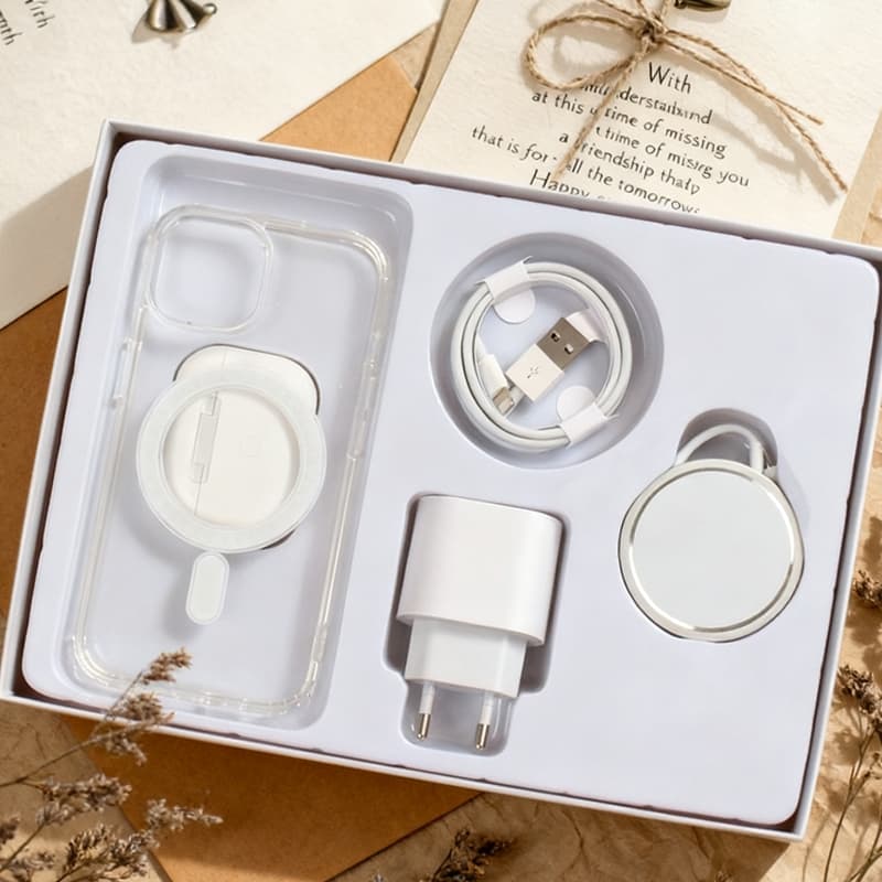 Capa para iPhone 5 em 1/carregador de indução/cabo de dados/fone de ouvido Bluetooth Airpods Pro/carregador de iPhone/ca