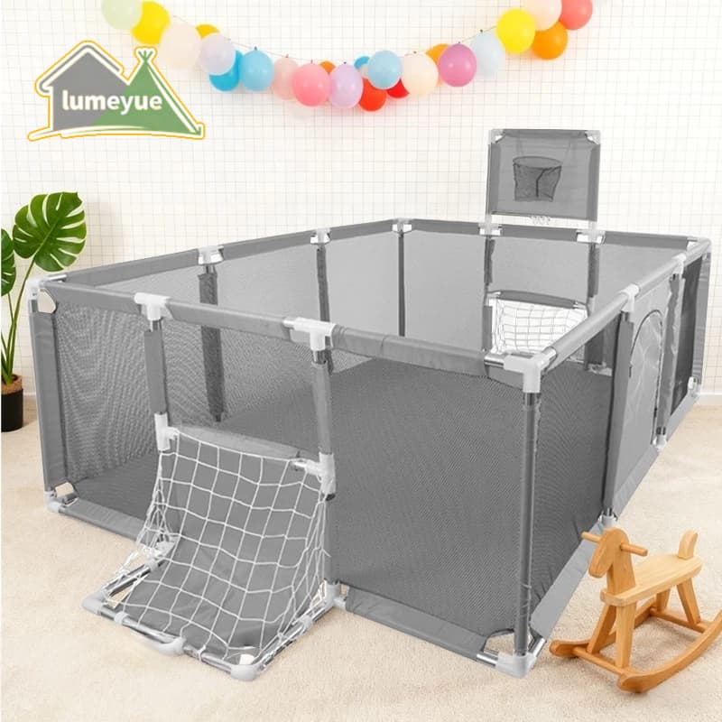 Cercadinho Bebê Grande Chiqueirinho Infantil Cercado Menino Menina Portátil Dobrável 120cm*220cm