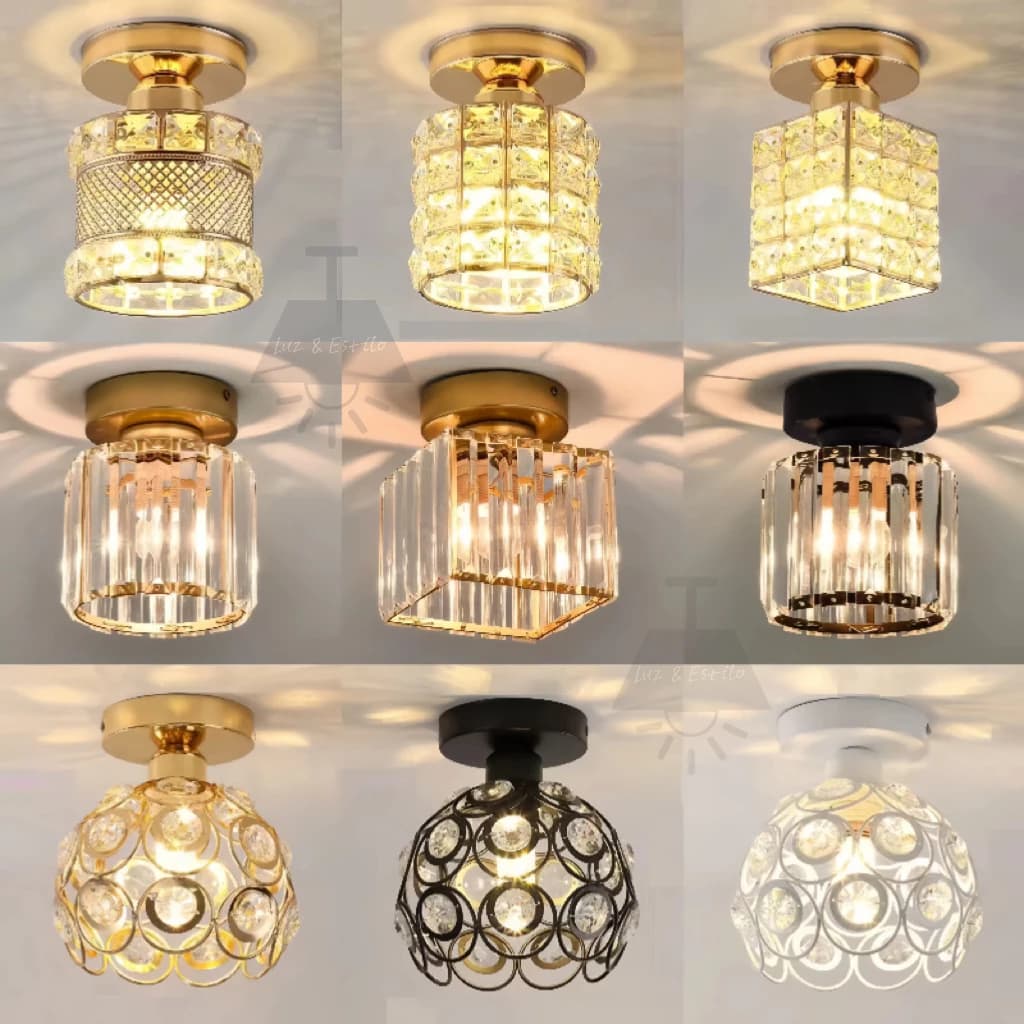 Candelabro De Cristal Simples Americano Personalidade Criativa Iluminação De Casa Quarto Sala De Estar Jantar