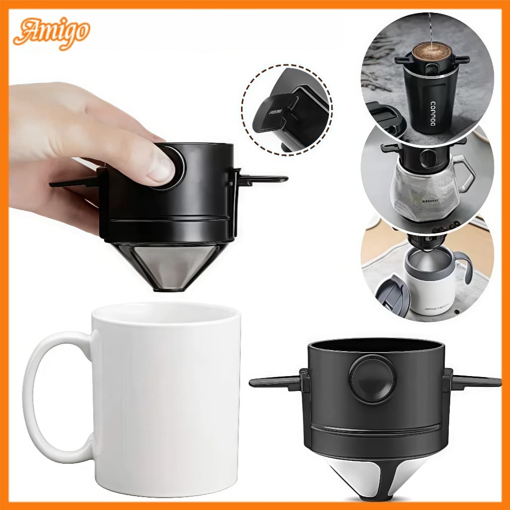 Mini Filtro De Café - Extra Forte! Café Aromático Perfeito para Cafeteira e Cozinha