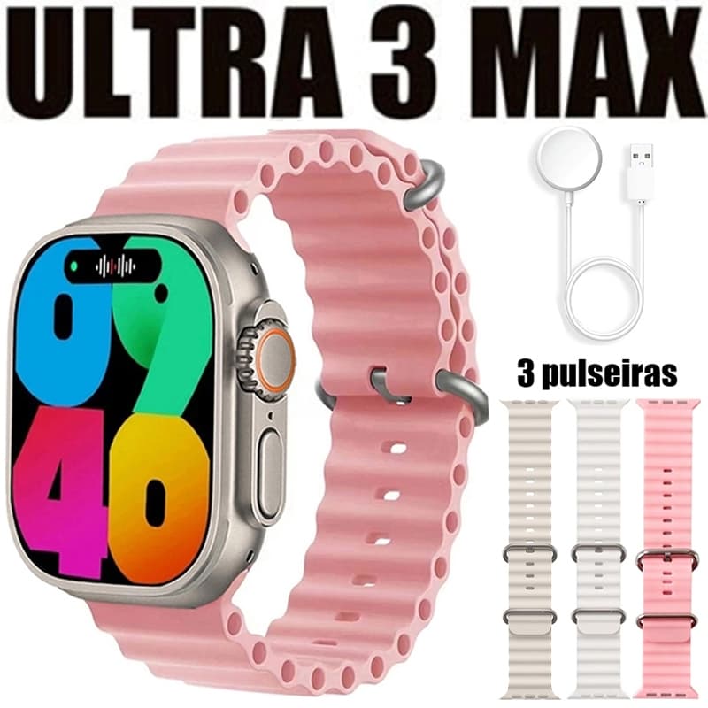 Pulseiras De Relógio T800 Ultra3 SmartWatch Série 10 Com Bate-Papo GPT Amoled Bluetooth Chamada WLOV