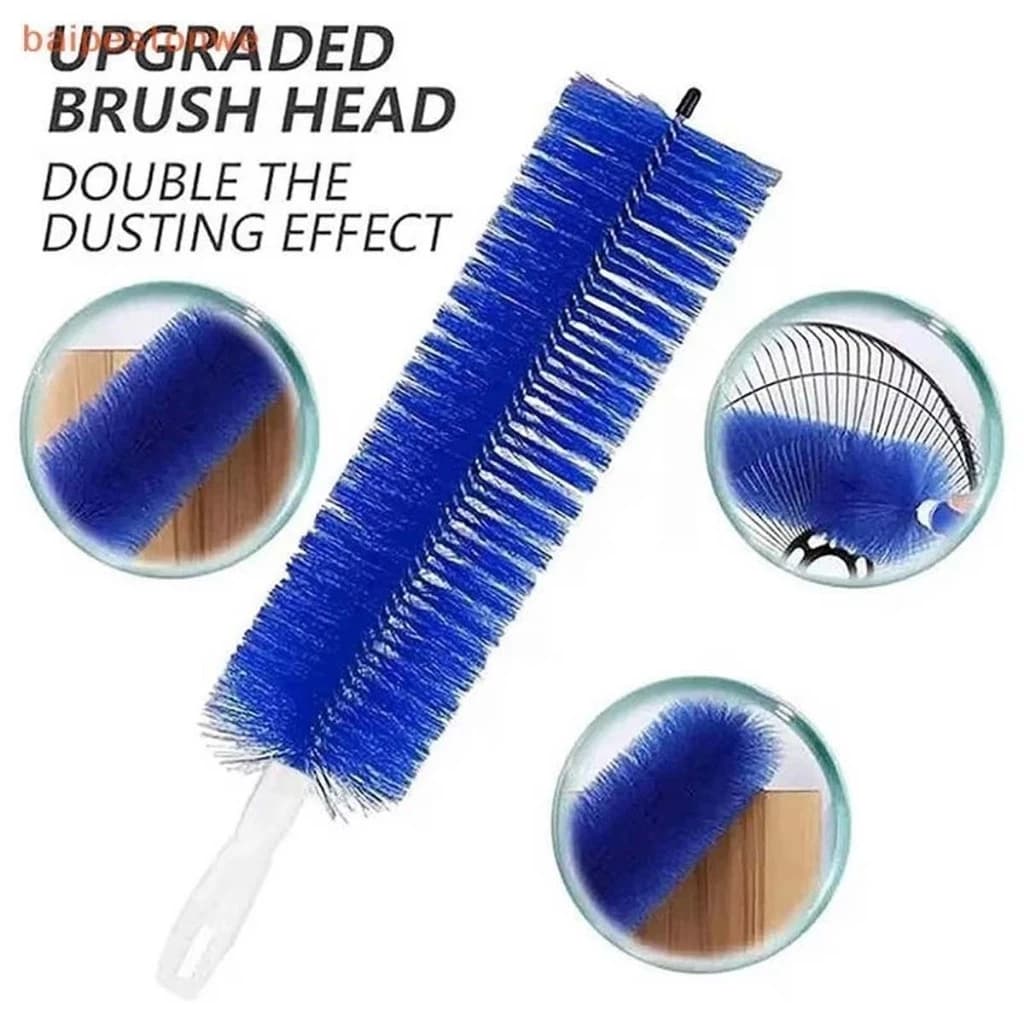 Escova Dobrável Para Remover Poeira Do Ventilador Sofá/Limpeza Slot Ângulo Cego Profundidade Multiuso/Janela