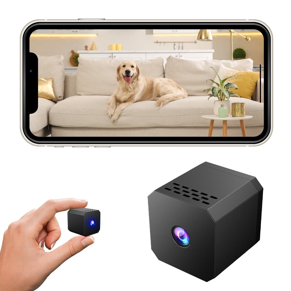 Mini Câmera Sem Fio WiFi Monitor Remoto Detecção De Movimento Super-Longa Vida Útil Da Bateria Atualizado Alertas De Seg