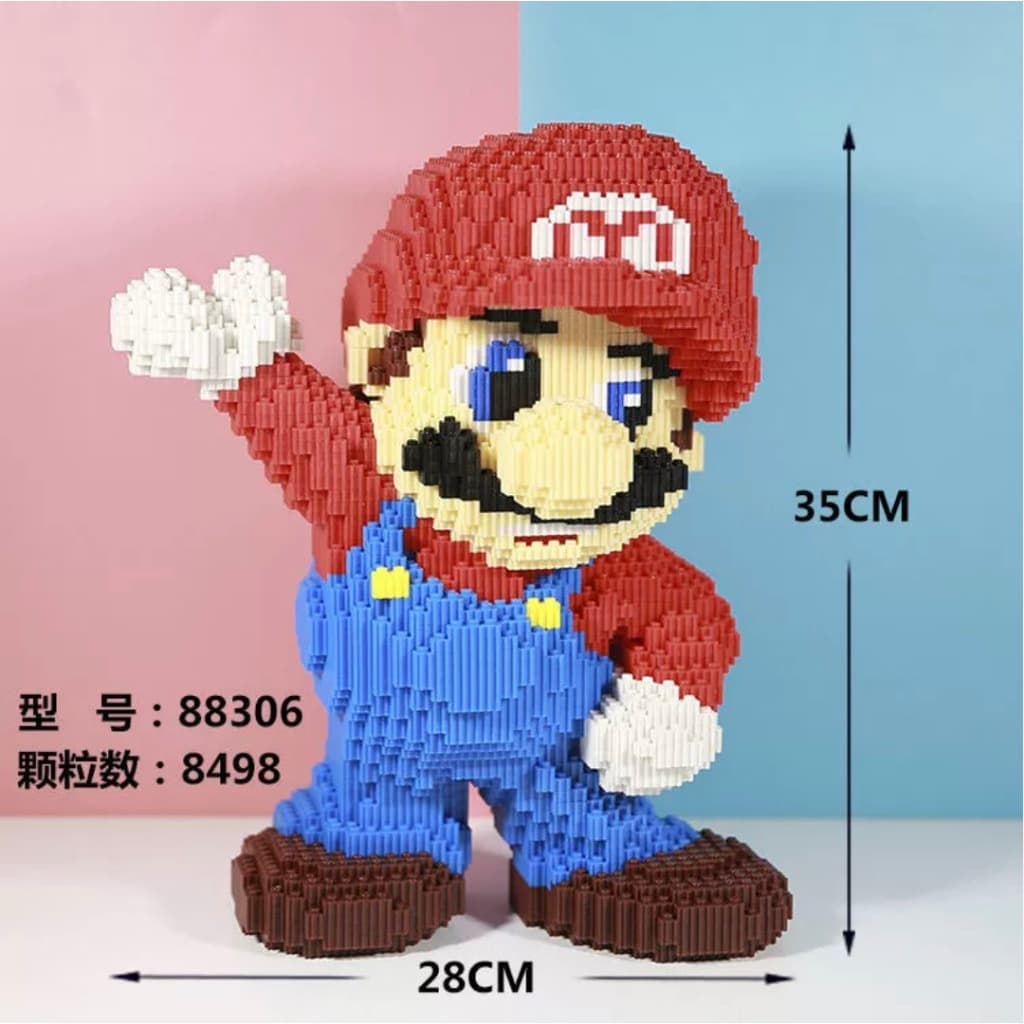 Blocos De Construção De Partículas De Personagem De Desenho Animado Para Meninos E Meninas Como Presentes De Aniversário
