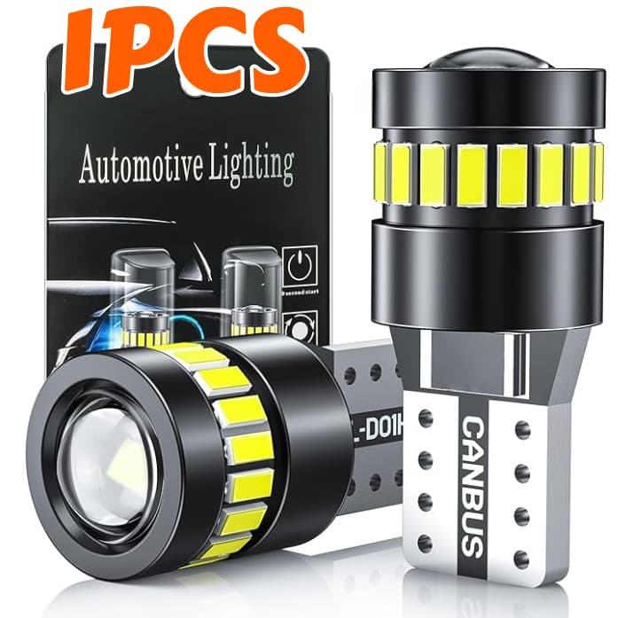 t10 w5w led   lâmpada 5w12v 1000lm super brilhante interior do carro luz lateral lâmpada da placa de licença auto