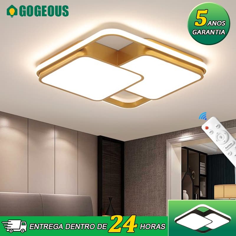 3 Cores110V-220V  Plafon Luminária De Teto Para Sala De Estar Para Quarto LED Controle Remoto